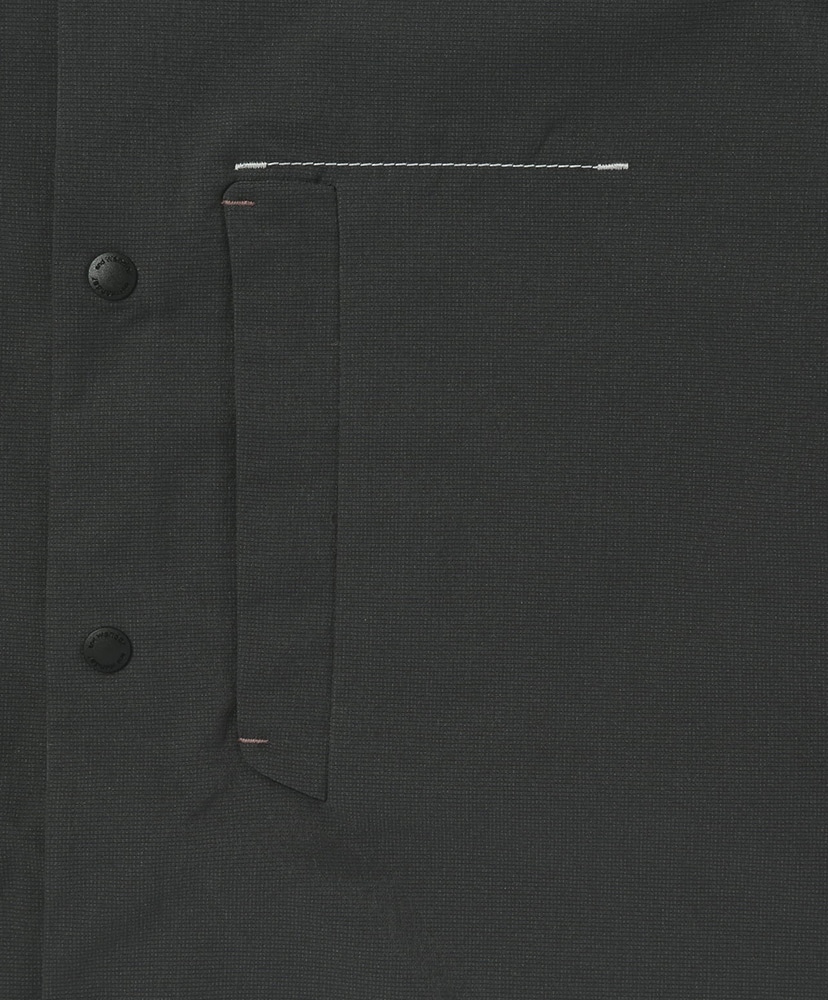 ROA × and wander Breathable Shirt Charcoal/チャコール L(MEN)