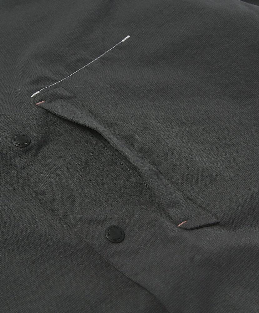 ROA × and wander Breathable Shirt Charcoal/チャコール L(MEN)
