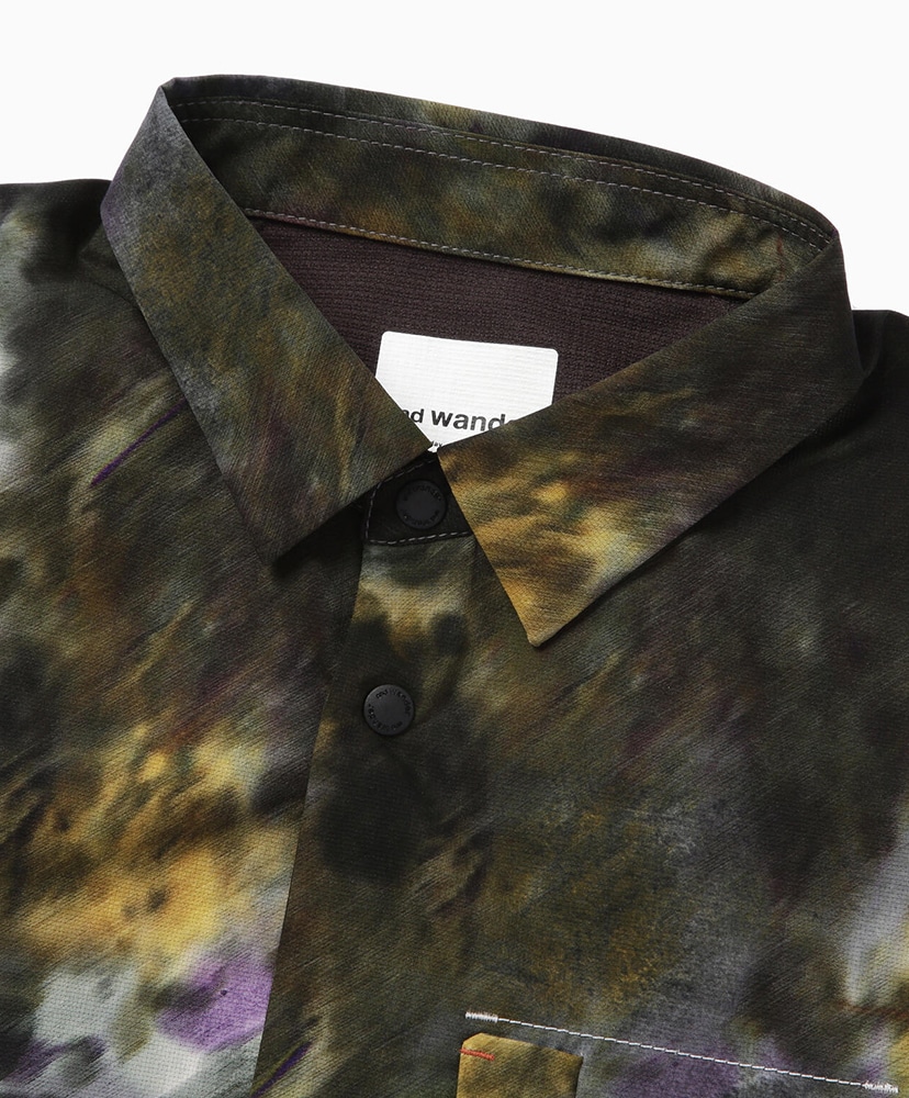 ROA × and wander Printed Breathable Shirt Camo/カモ L(MEN)