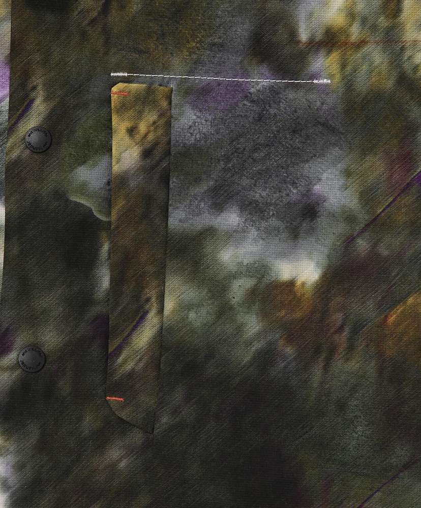 ROA × and wander Printed Breathable Shirt Camo/カモ L(MEN)
