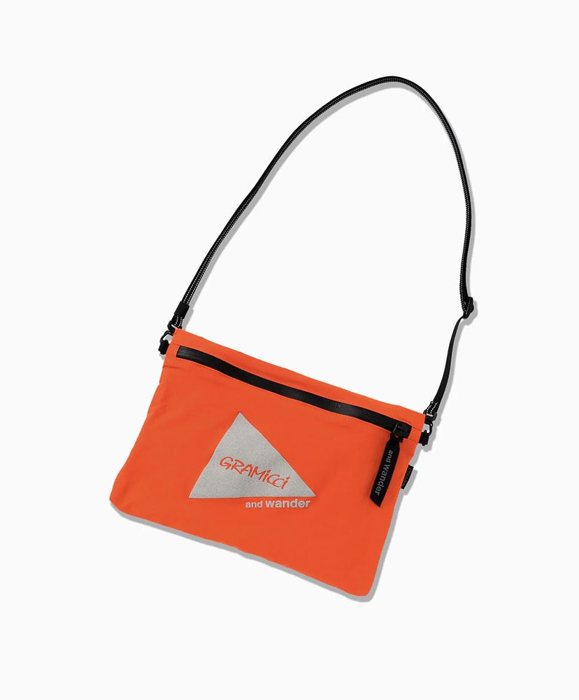 Gramicci × and wander Nylon Sacoche Orange/オレンジ F