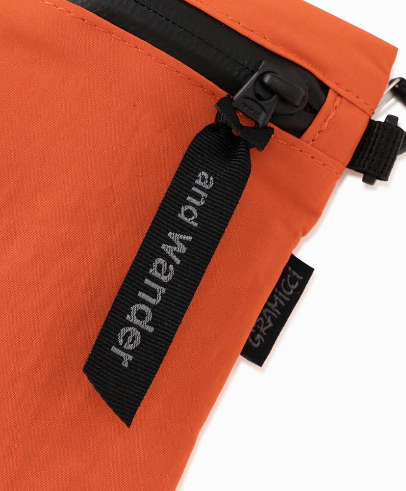 Gramicci × and wander Nylon Sacoche Orange/オレンジ F