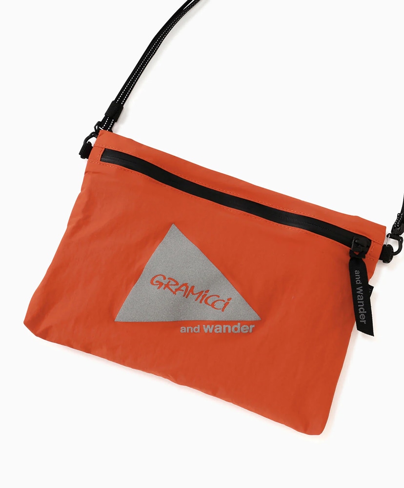 Gramicci × and wander Nylon Sacoche Orange/オレンジ F
