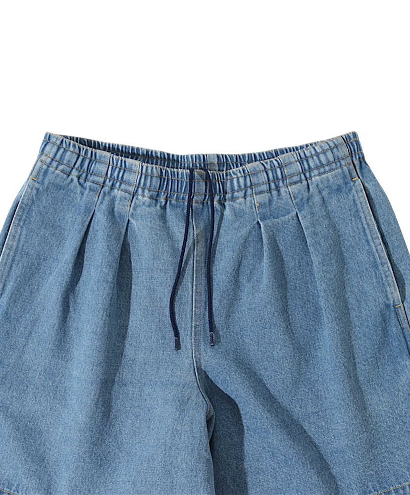 QD Denim Track Short Indigo Wash/インディゴウォッシュ L(MEN)