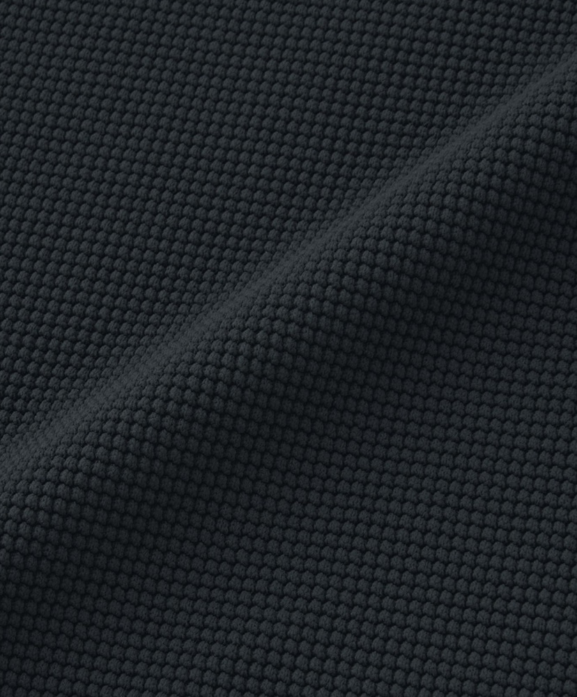 Mesh Waffle Actinoid H/N T(Unisex)	 EB/エボニーグレー 2