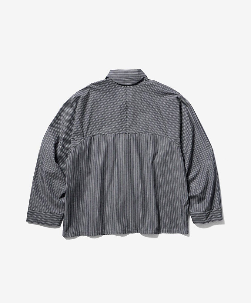 Retro Reflective Striped Shirt(Unisex) DH /ディープチャコール 2(MEN)