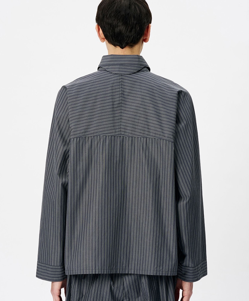 Retro Reflective Striped Shirt(Unisex) DH /ディープチャコール 2(MEN)