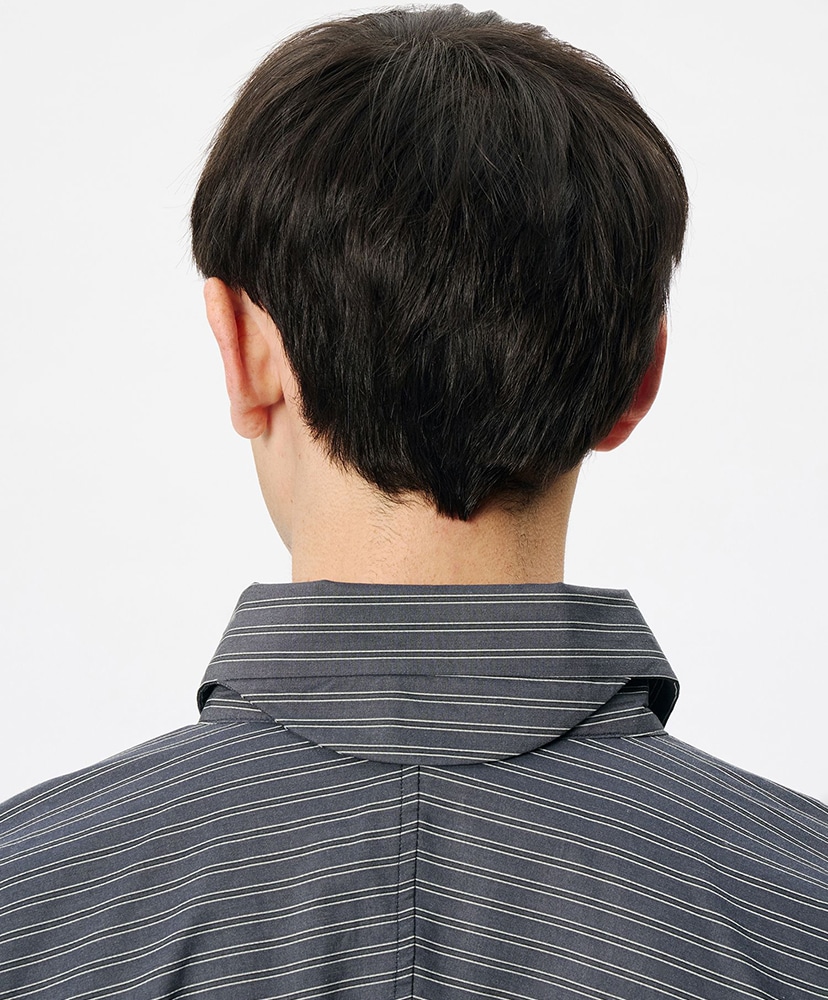 Retro Reflective Striped Shirt(Unisex) DH /ディープチャコール 2(MEN)