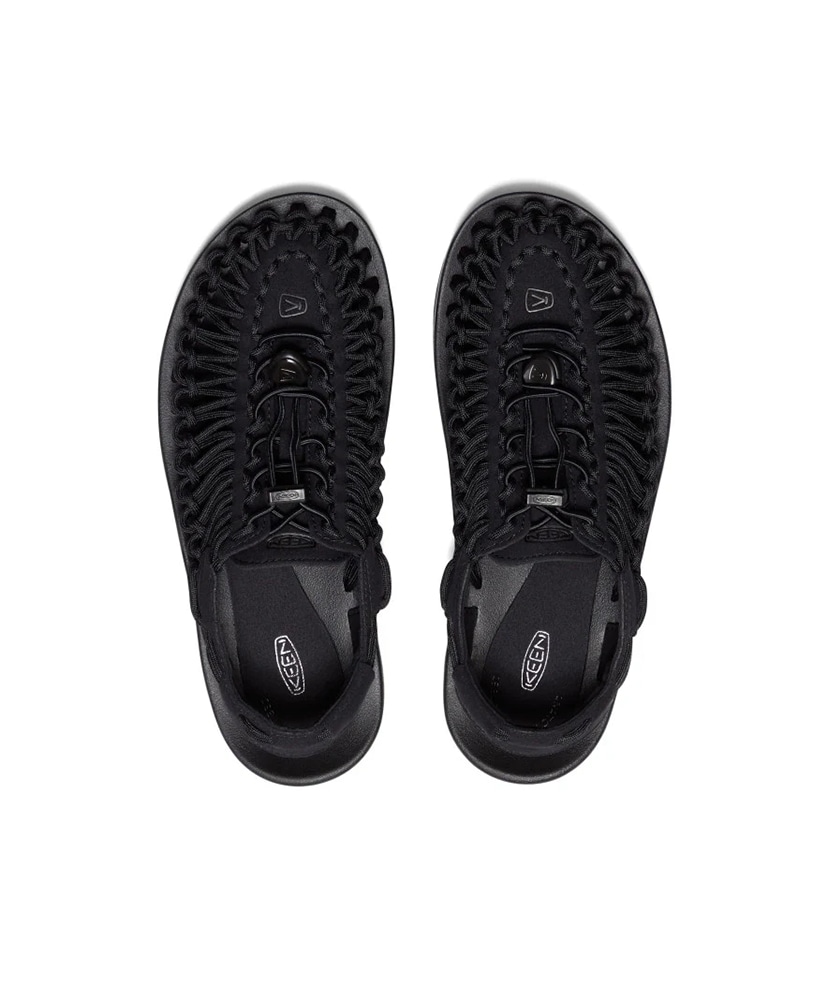 Women's Uneek Black×Black/ブラック×ブラック 23cm