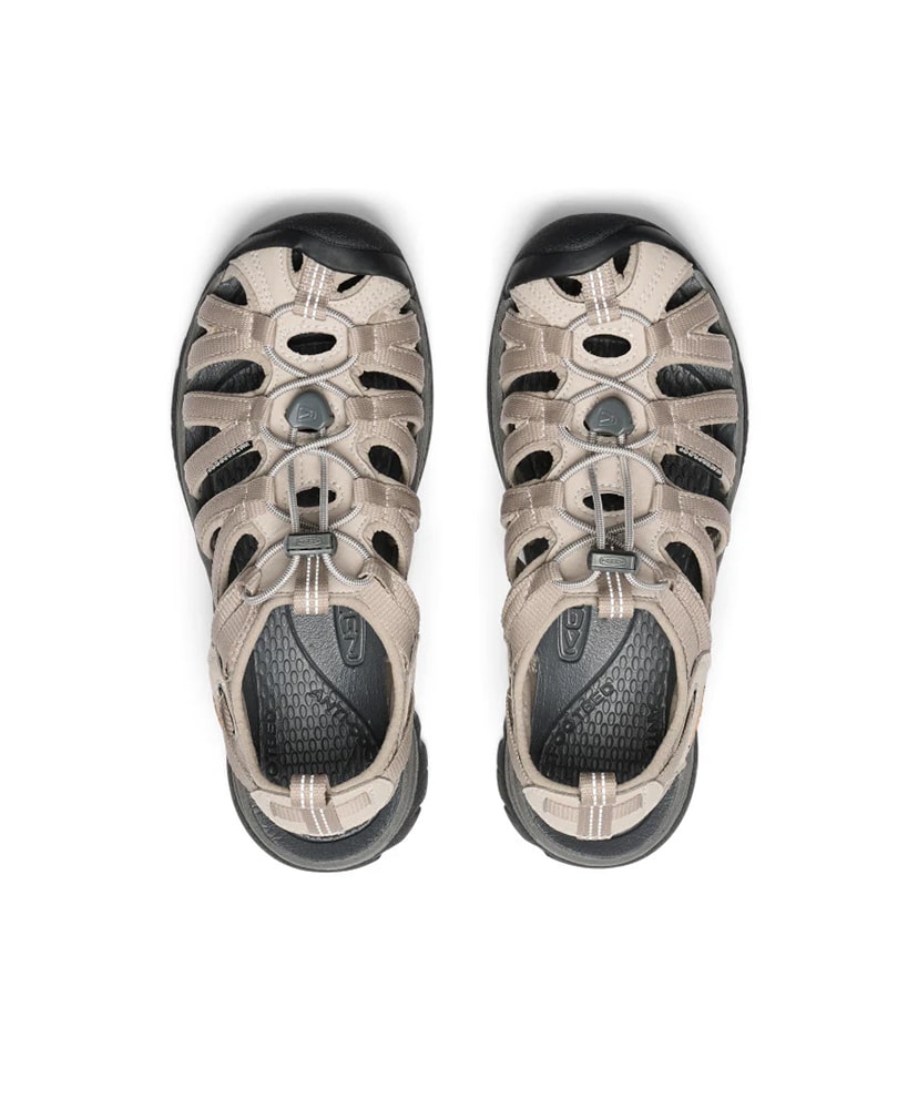 Women's Whisper Plaza Taupe×Golden Yellow/プラザトープ×ゴールデンイエロー 23cm