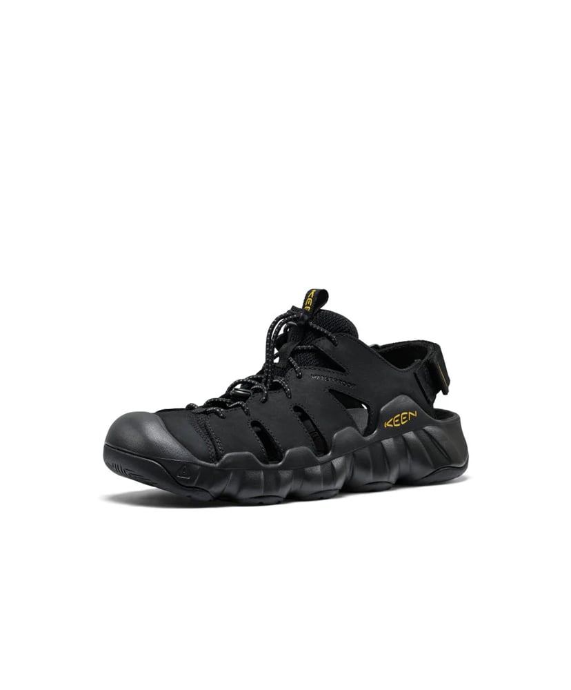 Men's Hyperport Fisherman Leather Black×Keen Yellow/ブラック×キーンイエロー 28cm