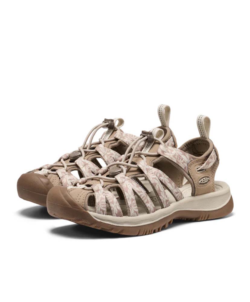 Women's Whisper Sandal Brindle Print/ブリンドルプリント 23cm