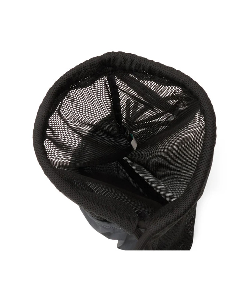 Mesh Nylon Knapsack Dark Grey×Green/ダークグレー×グリーン OS