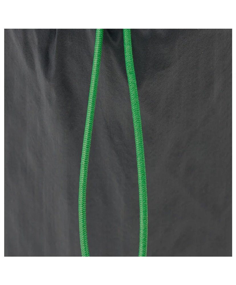 Mesh Nylon Knapsack Dark Grey×Green/ダークグレー×グリーン OS