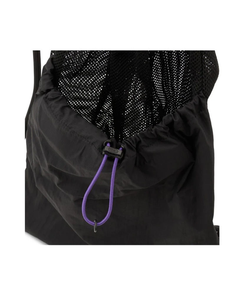Mesh Nylon Knapsack Black×Purple/ブラック×パープル OS