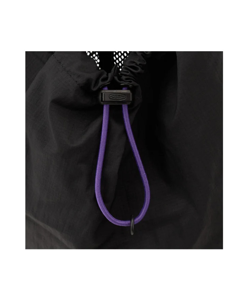 Mesh Nylon Knapsack Black×Purple/ブラック×パープル OS
