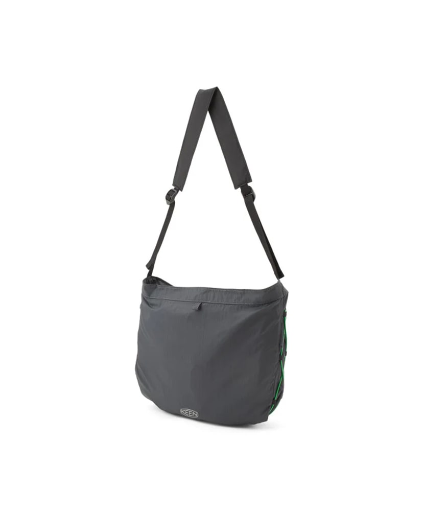 Nylon Shell Shoulder Dark Grey×Green/ダークグレー×グリーン OS