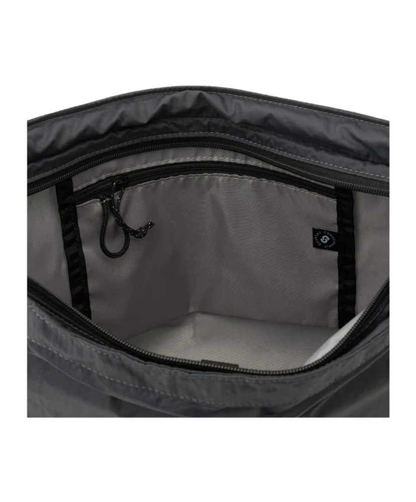 Nylon Shell Shoulder Dark Grey×Green/ダークグレー×グリーン OS