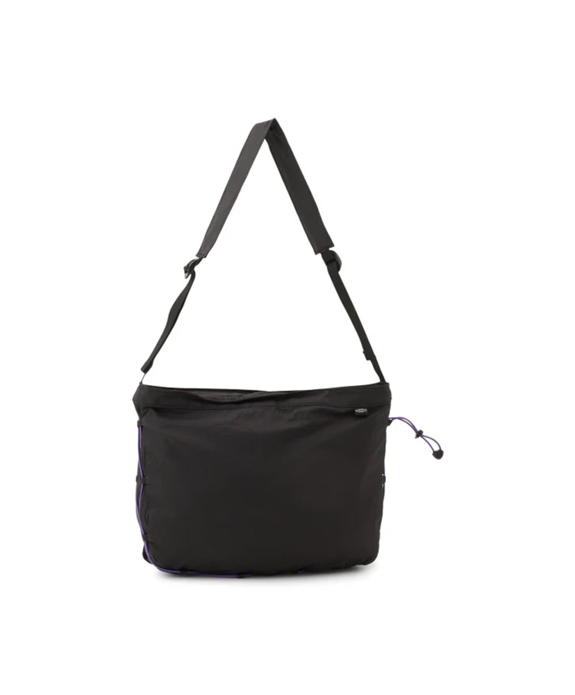 Nylon Shell Shoulder Black×Purple/ブラック×パープル OS
