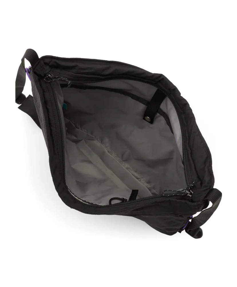 Nylon Shell Shoulder Black×Purple/ブラック×パープル OS