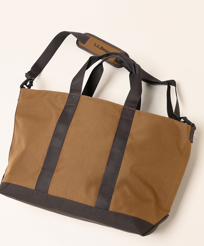 Hunter's Tote Bag, Zip-Top with Shoulder Strap Large Maple Brown/メープルブラウン NA