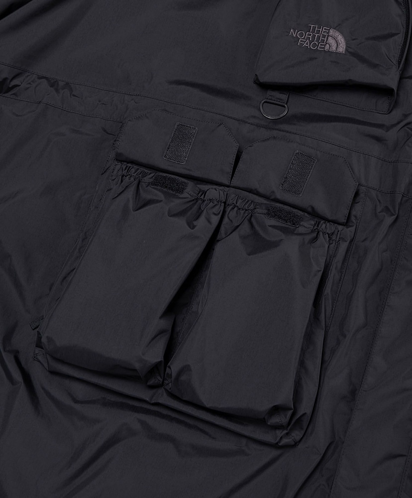 Woollsfield Utility Poncho (Unisex) K/ブラック WM