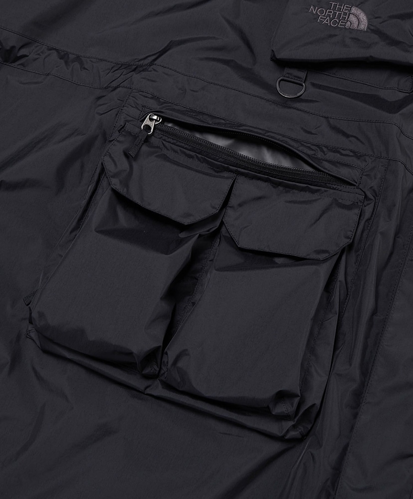 Woollsfield Utility Poncho (Unisex) K/ブラック WM