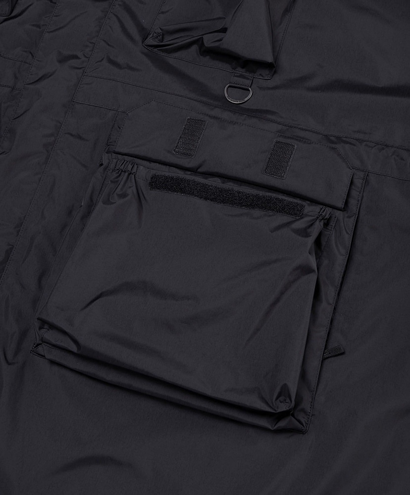 Woollsfield Utility Poncho (Unisex) K/ブラック WM