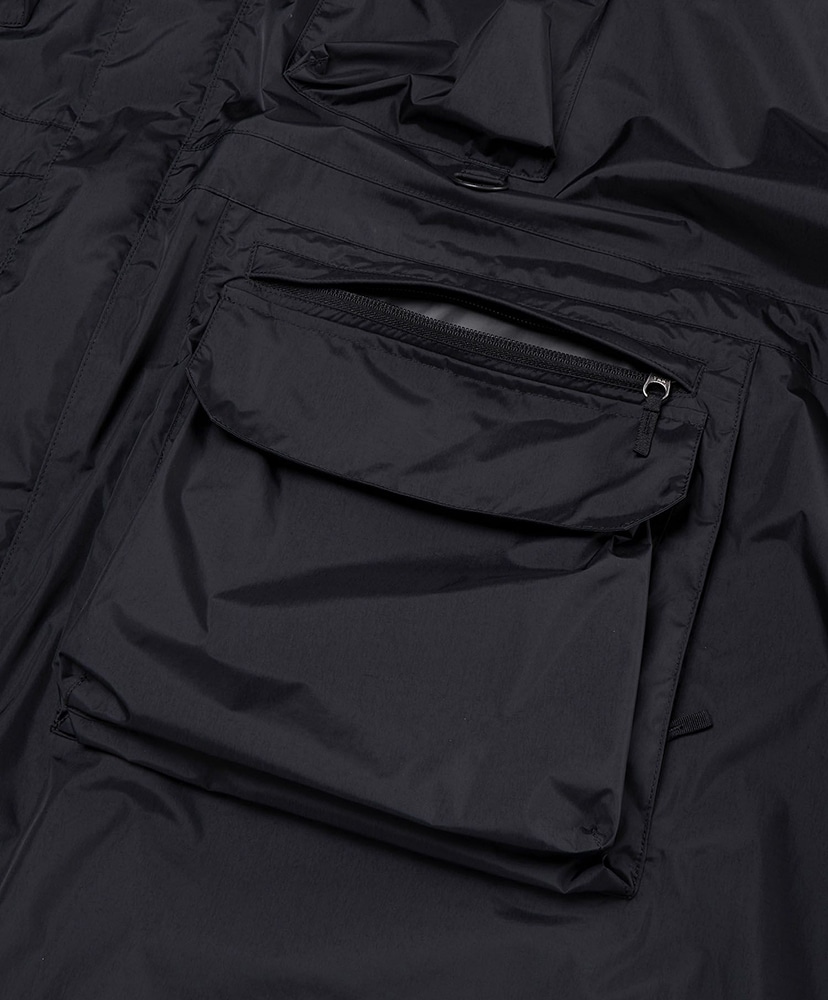 Woollsfield Utility Poncho (Unisex) K/ブラック WM