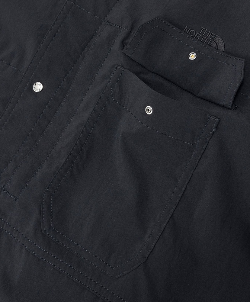 S/S Trip Field Shirt (Unisex) K/ブラック L(MEN)