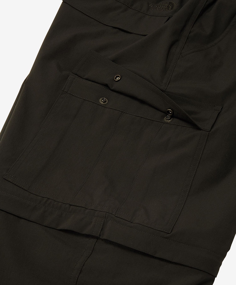 Zip-off Cargo Pants (Women's) K/ブラック L(WOMEN)