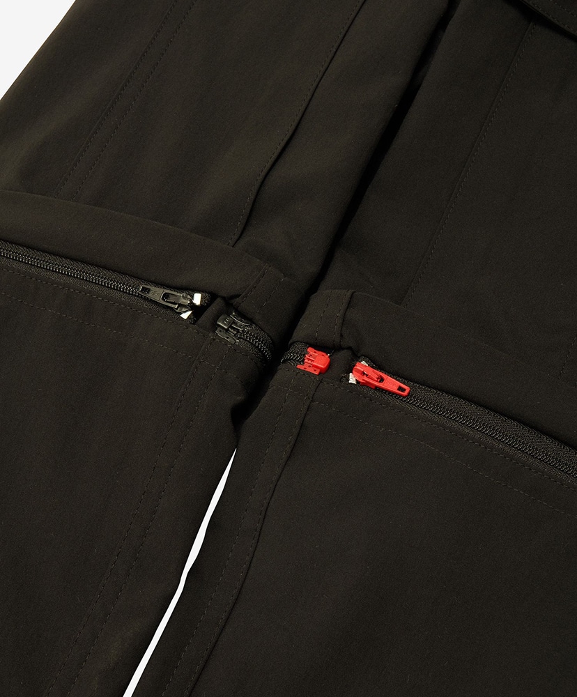 Zip-off Cargo Pants (Women's) K/ブラック L(WOMEN)
