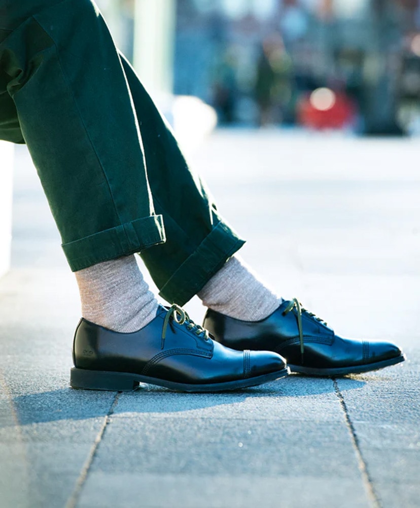 Double Face Crew Socks M.Gray/ミディアムグレー M(25-27cm)