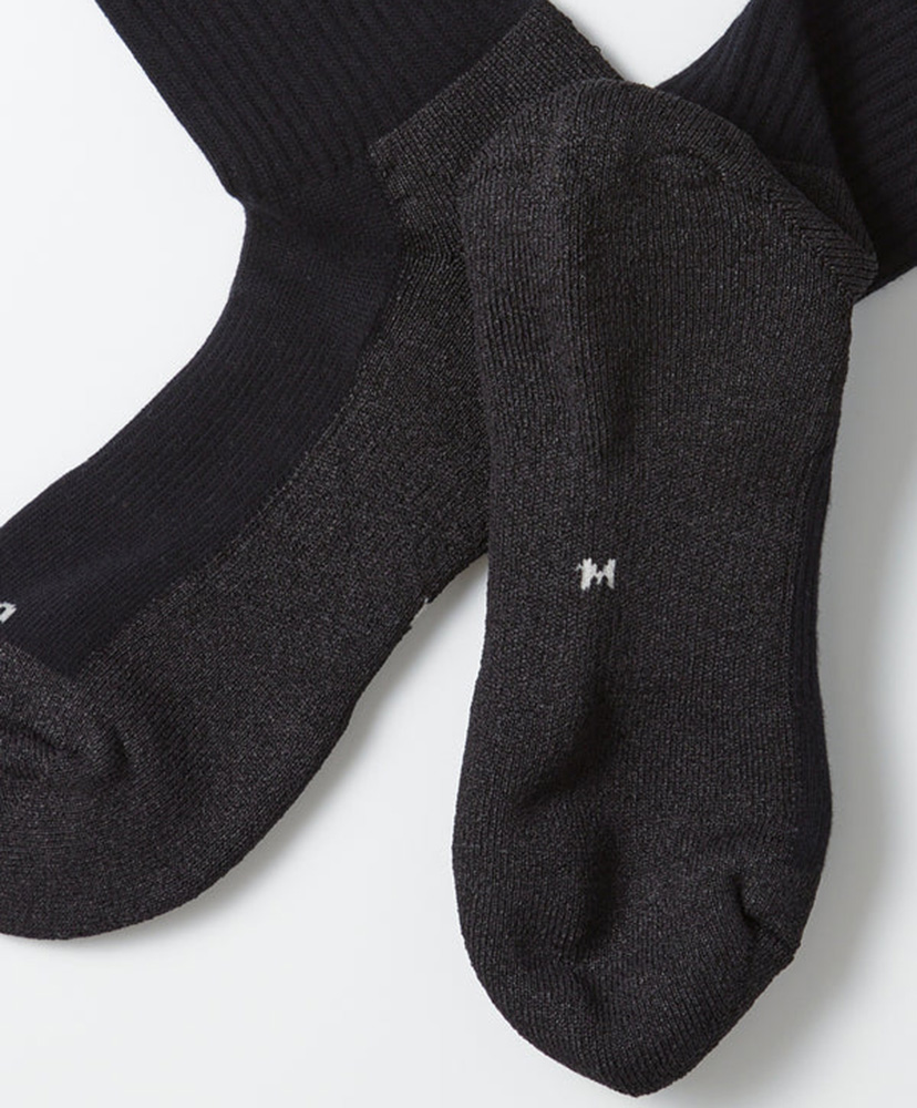 Washi Cushion Crew Socks Black/ブラック M(25-27cm)