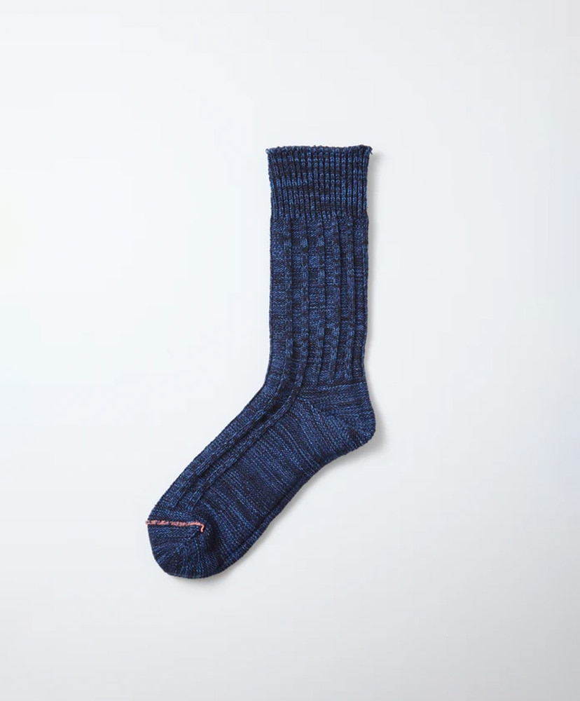 Organic Cotton Indigo Tone Socks Mix/ミックス M(25-27cm)