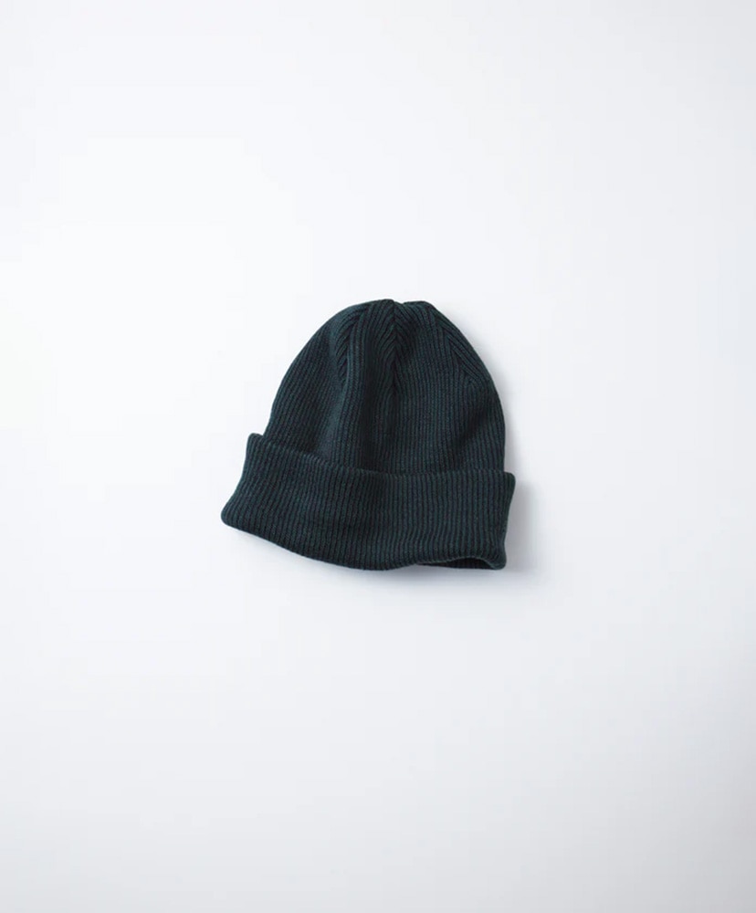 Super Soft 2way Beanie "Stripe" D.Green×Black/ダークグリーン×ブラック FREE