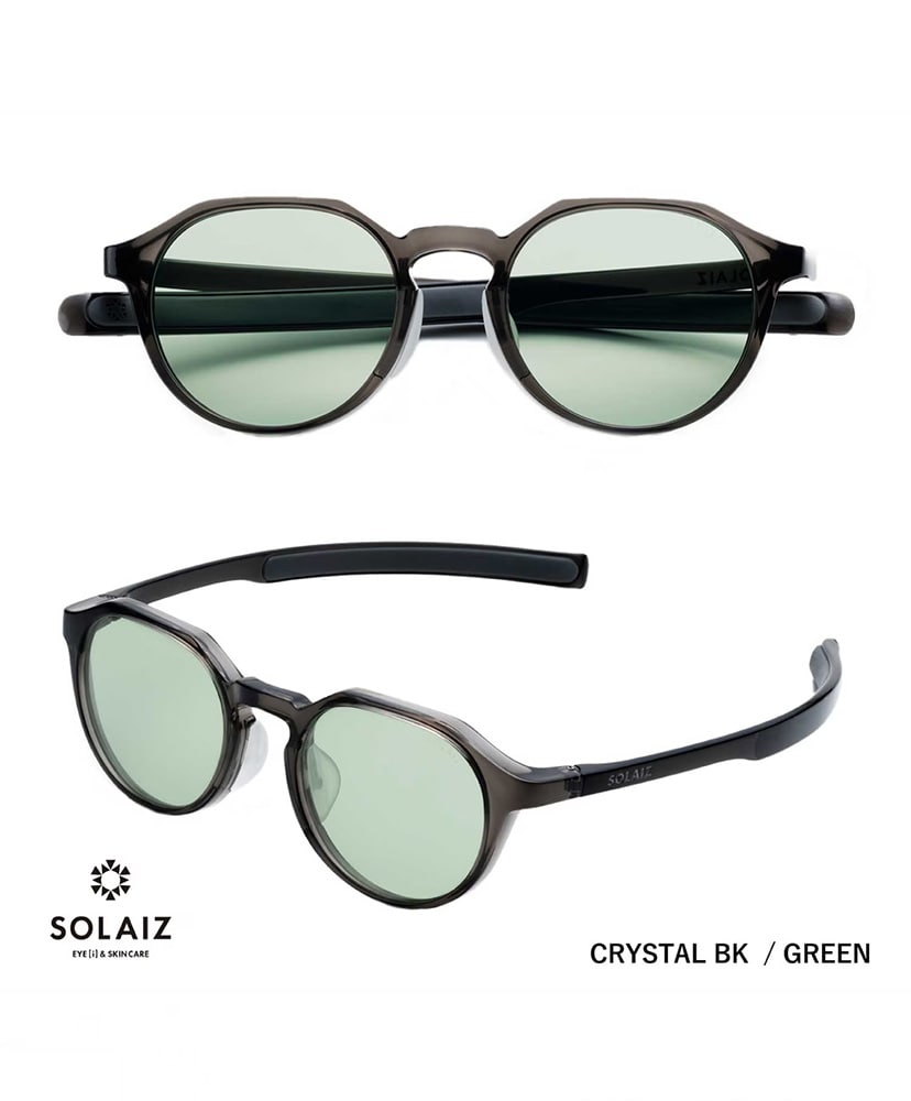 CRYSTAL BK/GREEN