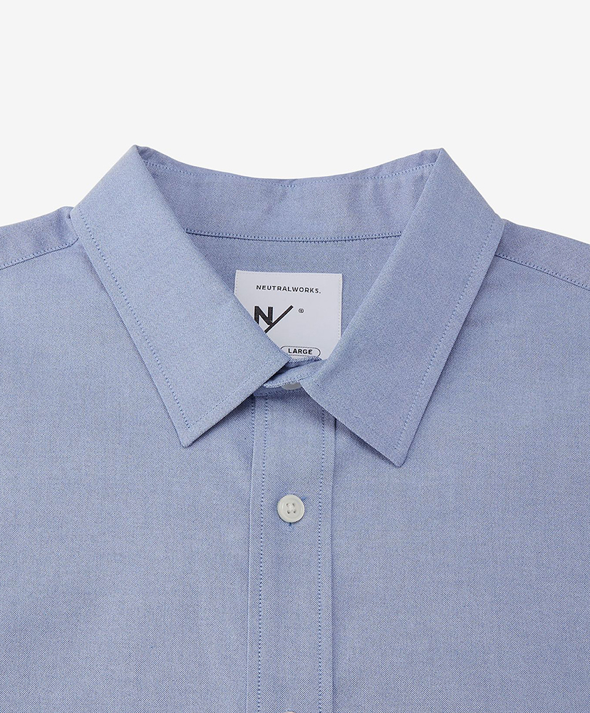 Short Sleeve Standard Oxford Shirt BL/ブルー L(MEN)