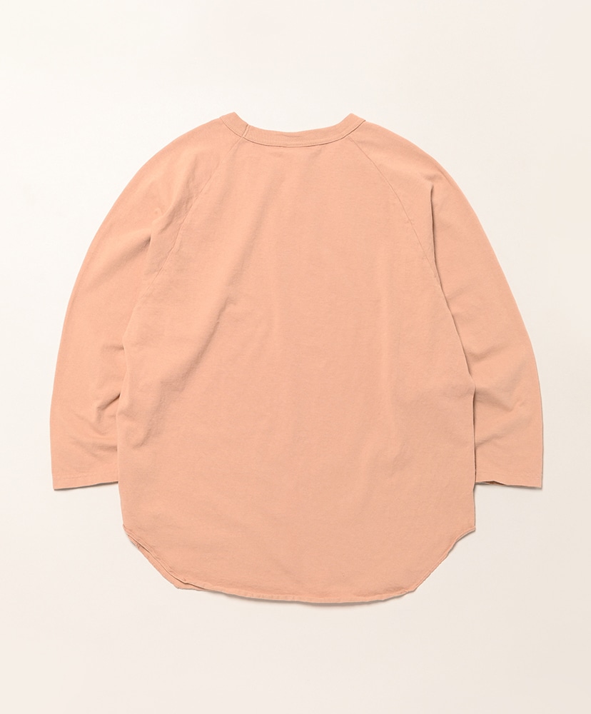 3/4 Baseball Tee Solid Pink Brown/ピンクブラウン L(MEN)