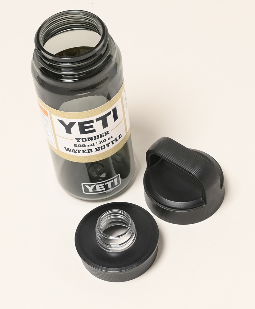 YONDER 600ml Water Bottle With Chug Cap Charcoal/チャコール ONE