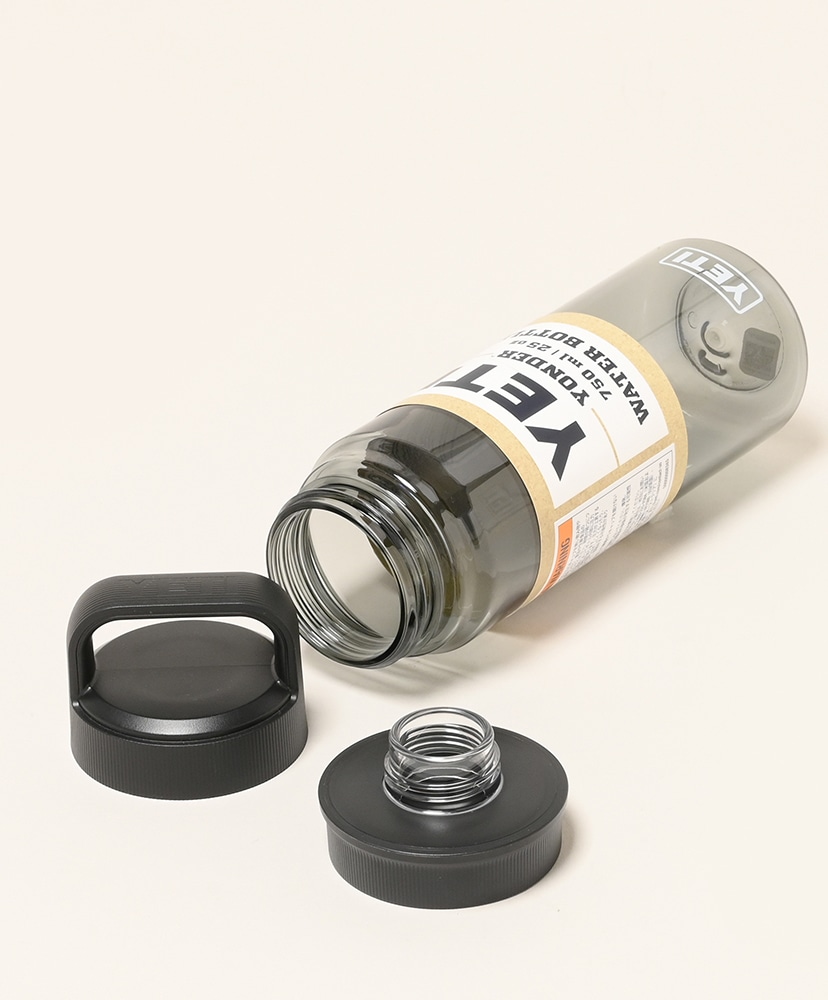 YONDER 750ml Water Bottle With Chug Cap Charcoal/チャコール ONE