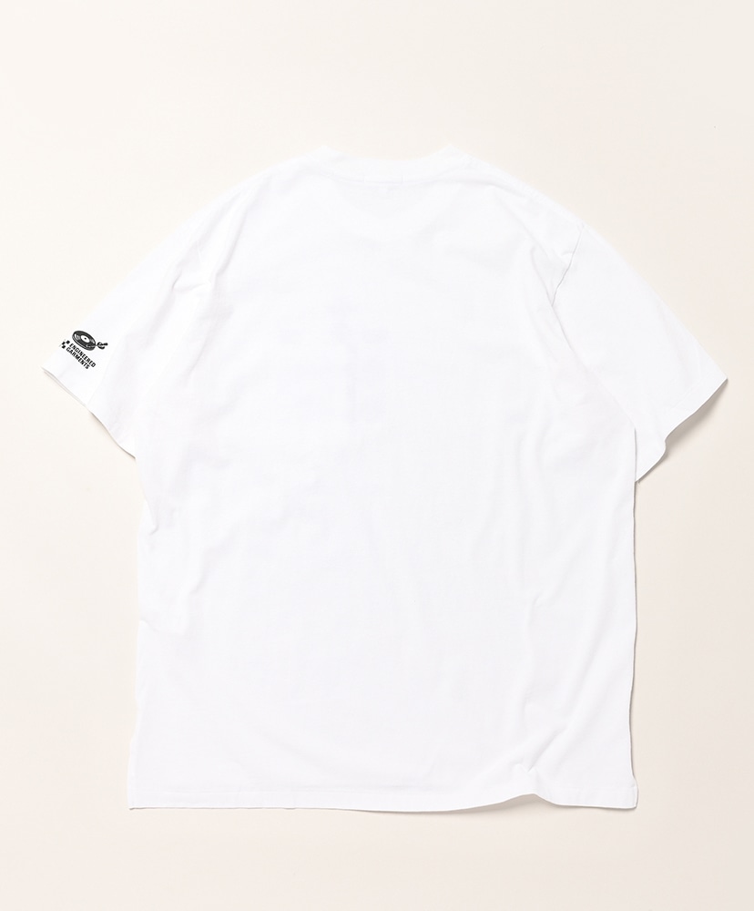 Printed Cross Crew Neck T-shirt - Cotton Multi Pattern White/ホワイト L(MEN)