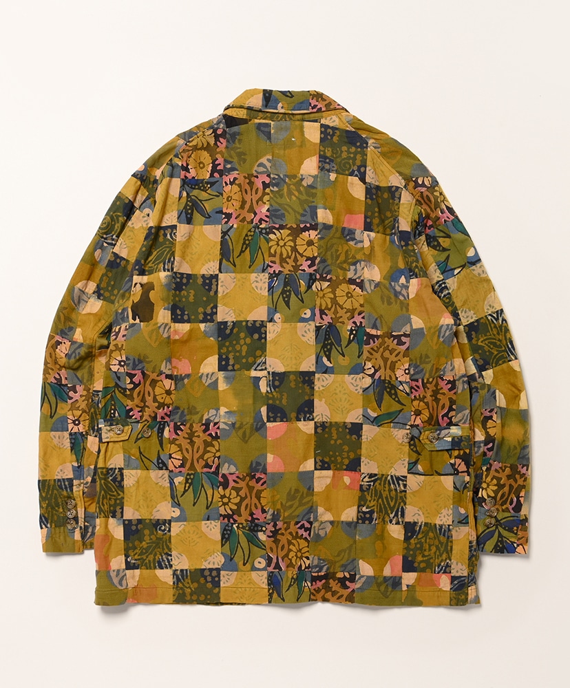 Loiter Jacket - Cotton Multi Pattern Patchwork Olive/オリーブ M(MEN)