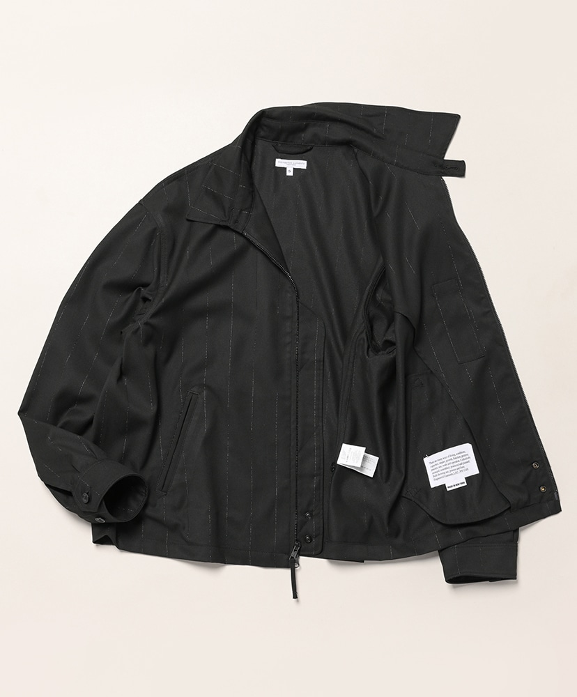 Claigton Jacket - Polyester Lurex Stripe Black/ブラック L(MEN)