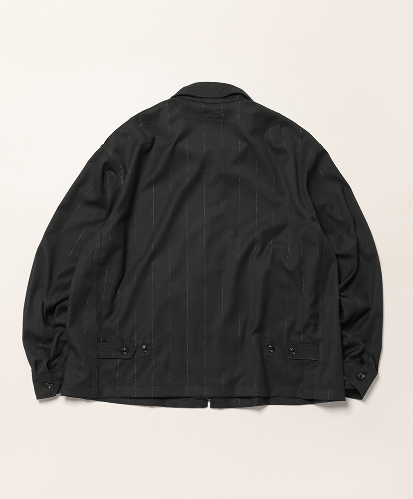 Claigton Jacket - Polyester Lurex Stripe Black/ブラック L(MEN)