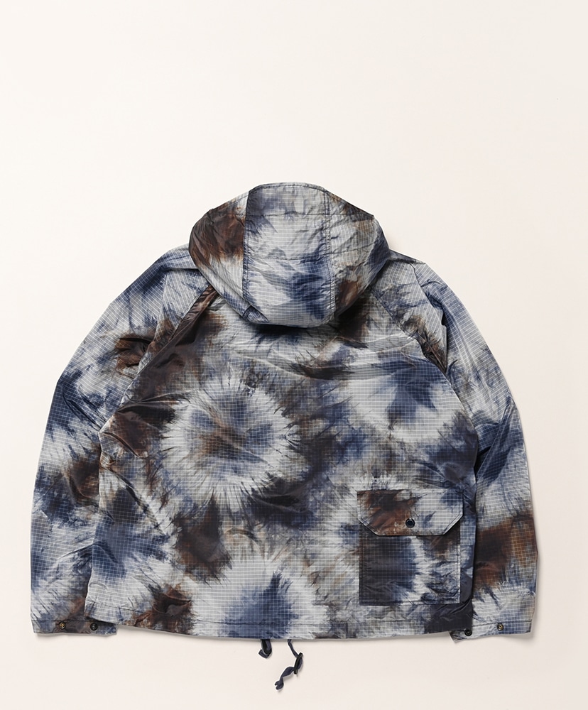 Lt Parka - Nylon Tie Dye Print Ripstop Navy/ネイビー S(MEN)