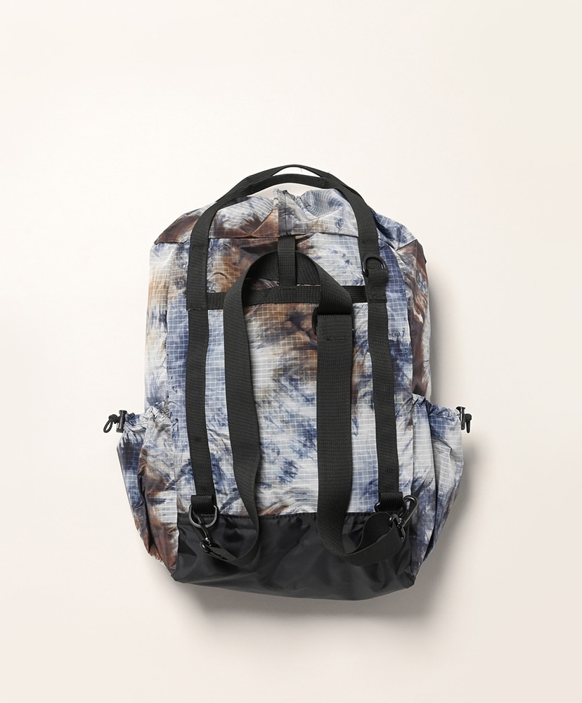 UL 3 Way Bag - Nylon Tie Dye Print Ripstop Navy/ネイビー ONE