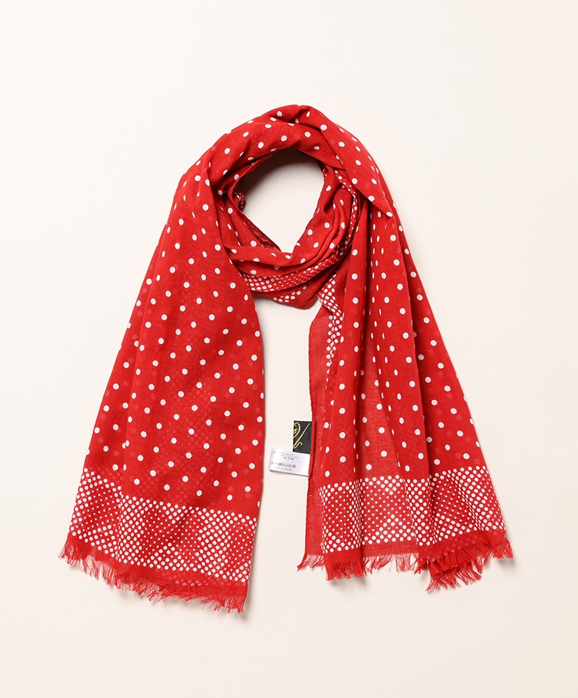 Stole - Cotton Gauze Red/レッド ONE
