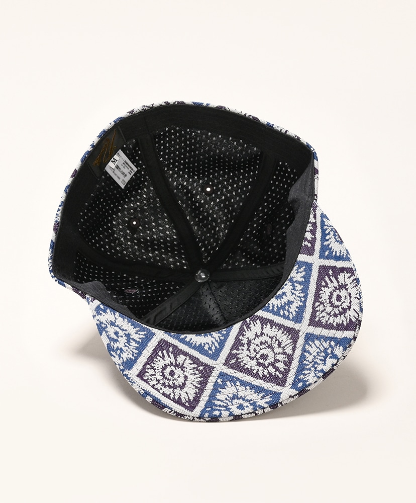 Baseball Cap - Poly Jacquard Blue×Purple/ブルー×パープル L
