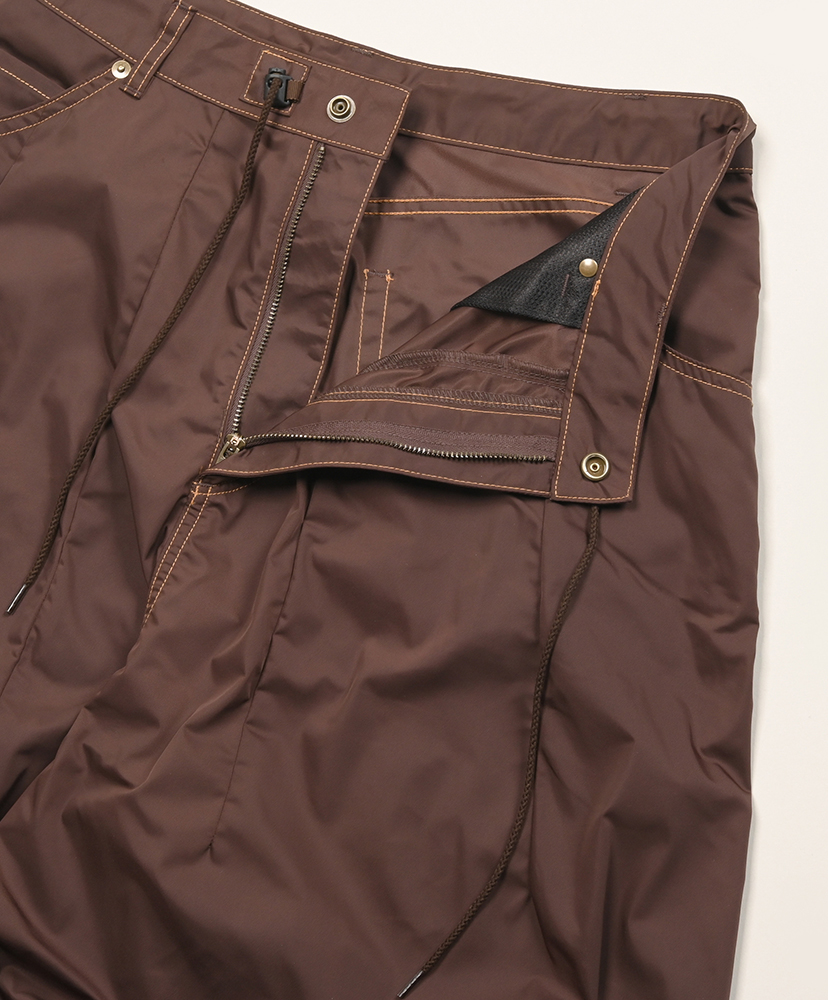 H.D. Jean - Memory Poly Taffeta Brown/ブラウン M(MEN)